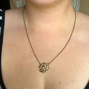 Gold scorpio necklace (mid-length)
